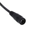 GLOBOSTAR® STRIPCON 70742 Ταχυσύνδεσμος για Μονόχρωμη Ταινία LED 2 x 10mm σε DC Jack 5.5x2.1mm Θηλυκό Σύνδεσμο IP20 - Λευκό - Μ32 x Π2 x Υ1cm