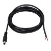 GLOBOSTAR® STRIPDC 70749 Ταχυσύνδεσμος DC Jack 5.5x2.1mm Αρσενικός IP20 - Μαύρο - Μ200 x Π2.1 x Υ2.1cm