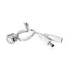 GLOBOSTAR® BUTTON 70793 Φωτιζόμενος Χωνευτός Διακόπτης Αφής On/Off & Push Dimming LED DC 12-24V 1 x 4A 96W Max IP20 Μπλε - Μ2 x Π2 x Υ1.2cm - 2 Χρόνια Εγγύηση