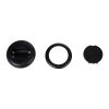 GloboStar® 71434 S2-B Mi-Light Ασύρματο Χειριστήριο Αφής RF 2.4Ghz για όλα τα RGBW+WW Mi-BOXER Controller DC 3V 2 x AAA - IP20 Μαύρο Φ7 x Υ2.5cm - 5 Years Warranty