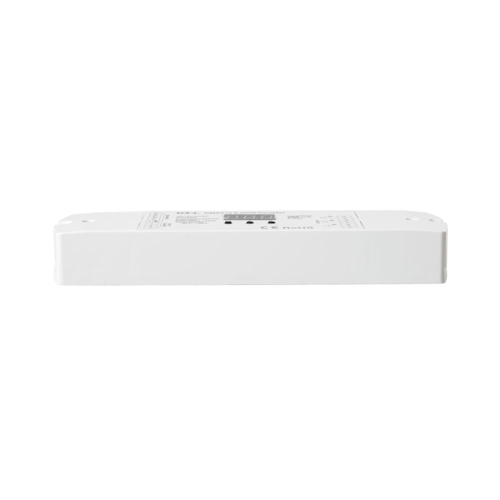 GloboStar® 71447 D3-L SKYDANCE DC DMX & RDM Dimmer High Speed Controller / Decoder 3 Καναλιών DC 12-24V 3 x 6A 144W - Max 18.5A 432W - IP20 Μ17 x Π5 x Υ2.5cm - 5 Years Warranty