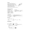 GloboStar® 71447 D3-L SKYDANCE DC DMX & RDM Dimmer High Speed Controller / Decoder 3 Καναλιών DC 12-24V 3 x 6A 144W - Max 18.5A 432W - IP20 Μ17 x Π5 x Υ2.5cm - 5 Years Warranty