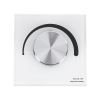 GloboStar® 71454 S1-K SKYDANCE AC Smart RF 2.4Ghz & Ροοστάτη - Push ON/OFF Triac Dimming AC100-240V σε AC100-240V 1 x 1.5A 360W - Max 1.5A 360W - IP20 - Λευκό Σώμα - Μ8.5 x Π8.5 x Υ5cm - 5 Years Warranty