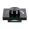 GloboStar® 71455 S1-K SKYDANCE AC Smart RF 2.4Ghz & Ροοστάτη - Push ON/OFF Triac Dimming AC100-240V σε AC100-240V 1 x 1.5A 360W - Max 1.5A 360W - IP20 - Μαύρο Σώμα - Μ8.5 x Π8.5 x Υ5cm - 5 Years Warranty