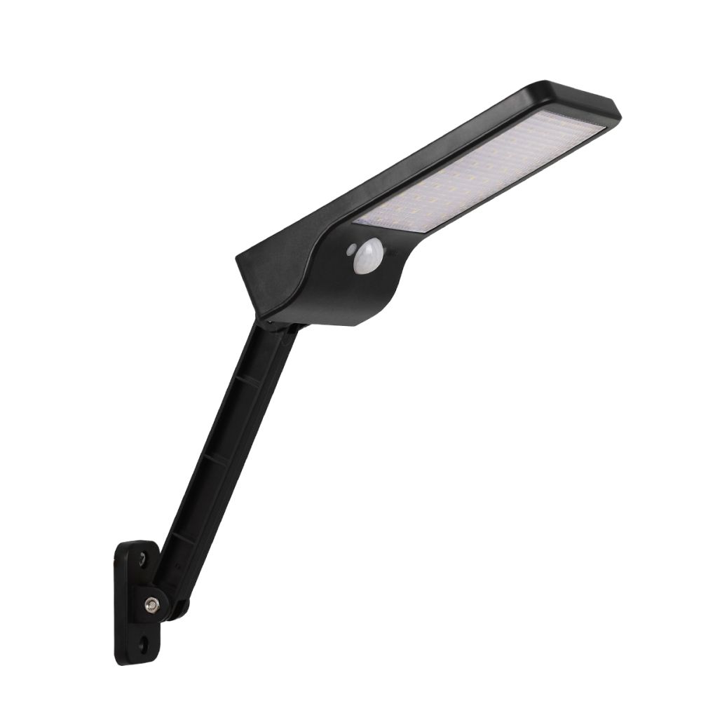 GLOBOSTAR® RASOL 71466 Προβολέας με Ανιχνευτή PIR / Αισθητήρα Κίνησης & IR Ασύρματο Χειριστήριο LED 3W 150lm 120° DC 5V με Φωτοβολταϊκό Panel 5V 0.3W & Επαναφορτιζόμενη Μπαταρία Li-ion 3.2V 2200mAh Αδιάβροχο IP65 Ψυχρό Λευκό 6000K Dimmable - Sanan
