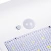 GLOBOSTAR® RASOL 71467 Προβολέας με Ανιχνευτή PIR / Αισθητήρα Κίνησης LED 4W 200lm 120° DC 5V με Φωτοβολταϊκό Panel 5V 0.3W & Επαναφορτιζόμενη Μπαταρία Li-ion 3.2V 2200mAh Αδιάβροχο IP65 Ψυχρό Λευκό 6000K - Sanan SMD Chip - Λευκό - Μ18.5 x Π11 x Υ3cm 