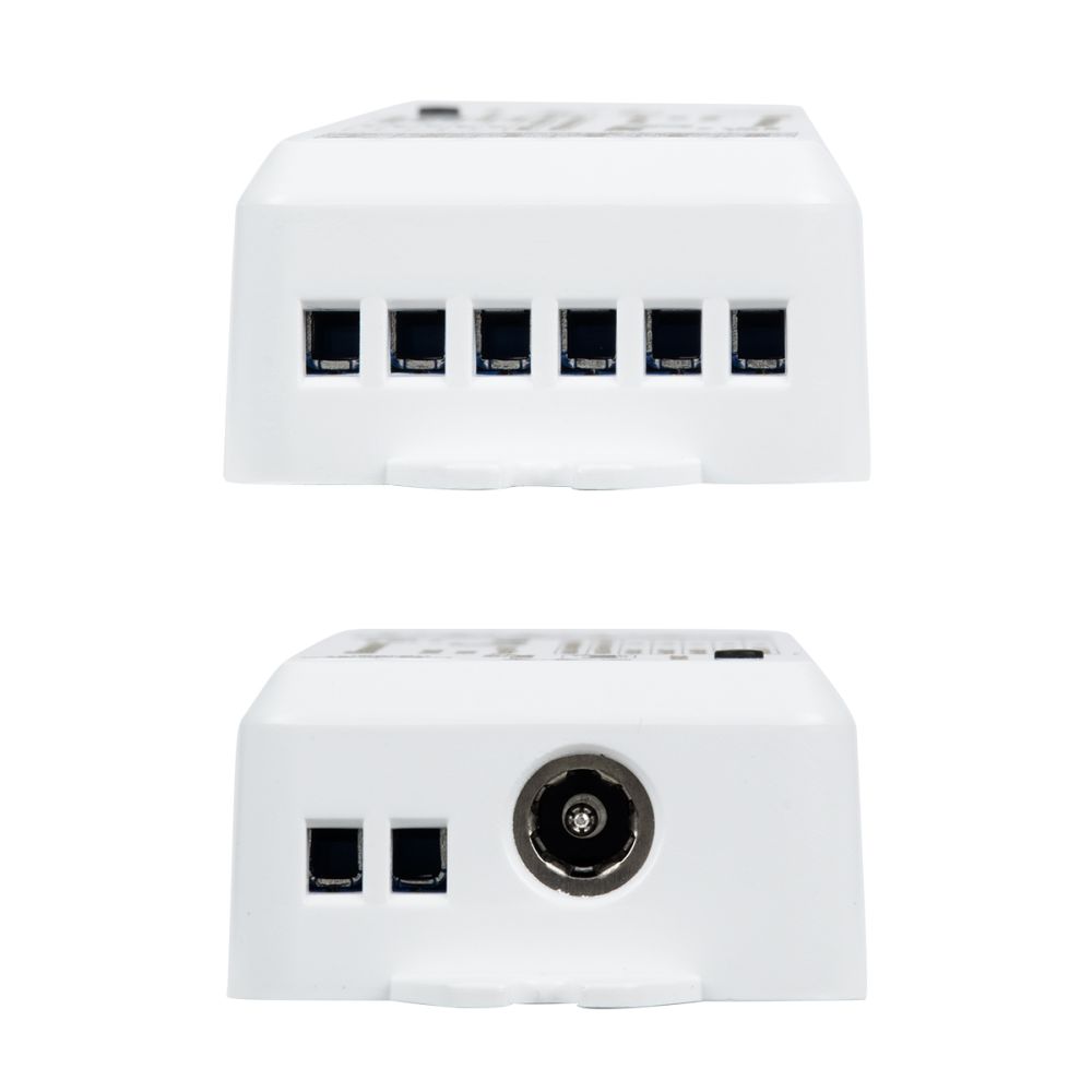 GLOBOSTAR® SKYDANCE-WT1 71468 DC WiFi & RF 2.4Ghz & Push Dimmer / Controller με 2 x 5A 90W Κανάλια DC 12-36V 10A 180W Max IP20 - WiFI & RF 2.4Ghz & Push Dimming - Μ11.5 x Π3.5 x Υ2cm - 5 Χρόνια Εγγύηση