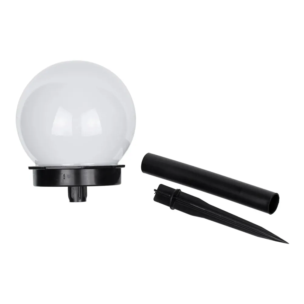 GLOBOSTAR® SOLARGLOBE 71472 Διακοσμητικό Φωτιστικό Κήπου LED 1W 50lm 240° DC 5V με Φωτοβολταϊκό Panel 5V 0.1W & Επαναφορτιζόμενη Μπαταρία Li-ion 3.2V 300mAh Αδιάβροχο IP65 Ψυχρό Λευκό 6000K - Μ10 x Π10 x Υ33cm - 2 Χρόνια Εγγύηση