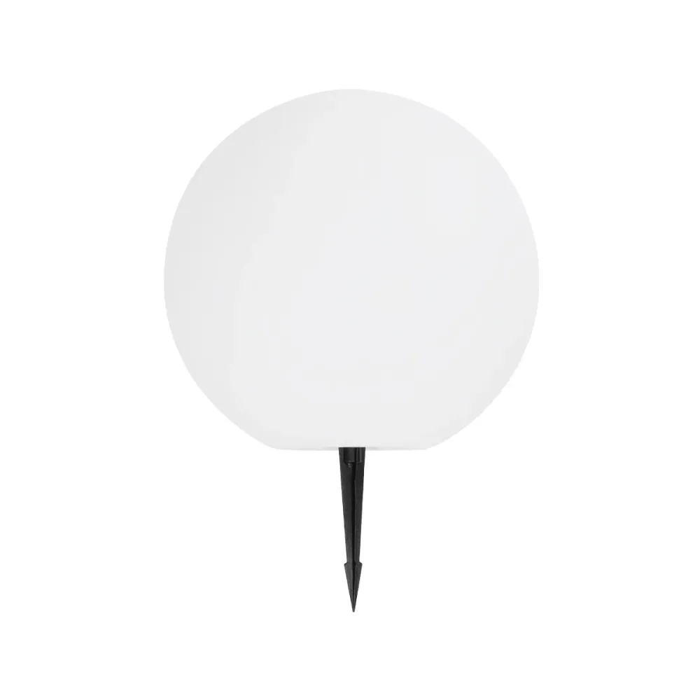 GLOBOSTAR® GARDENGLOW 71475 Μοντέρνο Φωτιστικό Κήπου Μπάλα με IR Ασύρματο Χειριστήριο LED 5W 400lm 360° DC 5V με USB-C με Ενσωματωμένο Φωτοβολταϊκό Panel 6V 1.5W & Επαναφορτιζόμενη Μπαταρία Li-ion 3.7V 3x18650 1800mAh Αδιάβροχο IP54 Πολύχρωμο RGBW Dim