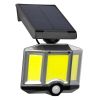 GLOBOSTAR® ORVION 71482 Προβολέας με IR Ασύρματο Χειριστήριο LED 20W 1000lm 120° DC 5V με Φωτοβολταϊκό Panel 5V 1W & Επαναφορτιζόμενη Μπαταρία Li-ion 3.2V 2400mAh Αδιάβροχο IP65 Ψυχρό Λευκό 6000K Dimmable - Sanan COB Chip - Μαύρο - Μ12.5 x Π3.5 x Υ10c