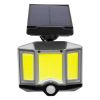 GLOBOSTAR® ORVION 71482 Προβολέας με IR Ασύρματο Χειριστήριο LED 20W 1000lm 120° DC 5V με Φωτοβολταϊκό Panel 5V 1W & Επαναφορτιζόμενη Μπαταρία Li-ion 3.2V 2400mAh Αδιάβροχο IP65 Ψυχρό Λευκό 6000K Dimmable - Sanan COB Chip - Μαύρο - Μ12.5 x Π3.5 x Υ10c