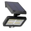 GLOBOSTAR® ORVION 71483 Προβολέας με IR Ασύρματο Χειριστήριο LED 20W 1000lm 120° DC 5V με Φωτοβολταϊκό Panel 5V 1W & Επαναφορτιζόμενη Μπαταρία Li-ion 3.2V 2400mAh Αδιάβροχο IP65 Ψυχρό Λευκό 6000K Dimmable - Sanan SMD Chip - Μαύρο - Μ12.5 x Π3.5 x Υ10c