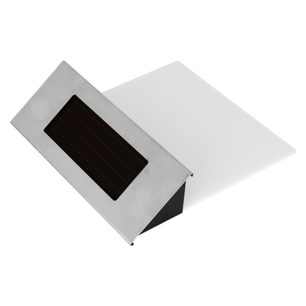 GloboStar® 71485 Αυτόνομο Ηλιακό Φωτιστικό LED SMD 1W 40lm με Ενσωματωμένη Μπαταρία 600mAh - Φωτοβολταϊκό Πάνελ με Αισθητήρα Ημέρας-Νύχτας για Αρίθμηση Διεύθυνσης Δρόμου Αδιάβροχο IP65 Ψυχρό Λευκό 6000K