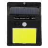 GLOBOSTAR® VELION 71495 Προβολέας με Ανιχνευτή PIR / Αισθητήρα Κίνησης LED 10W 500lm 120° DC 5V με Φωτοβολταϊκό Panel 5V 0.3W & Επαναφορτιζόμενη Μπαταρία Li-ion 3.2V 1200mAh Αδιάβροχο IP65 Ψυχρό Λευκό 6000K - Sanan COB Chip - Μαύρο - Μ9.6 x Π4.8 x Υ12