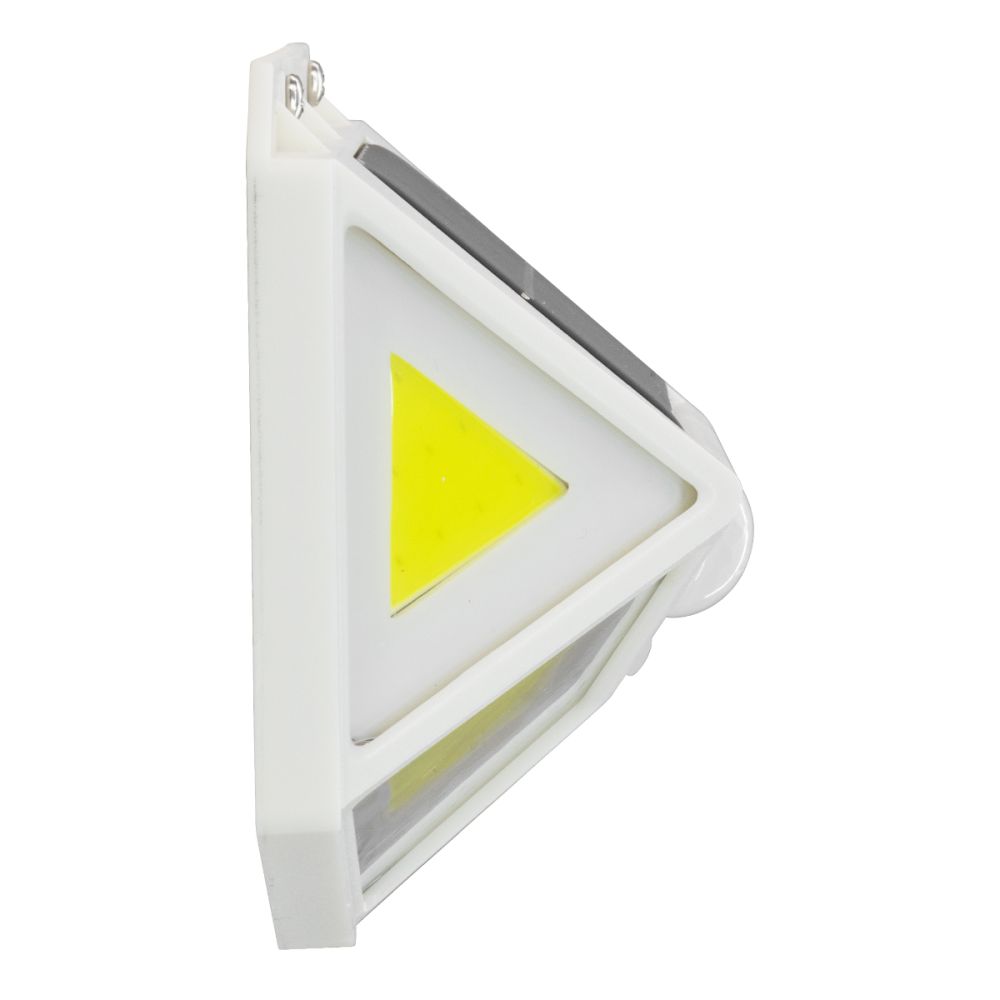 GLOBOSTAR® NOVAQ 71497 Προβολέας με Ανιχνευτή PIR / Αισθητήρα Κίνησης LED 10W 500lm 180° DC 5V με Φωτοβολταϊκό Panel 5V 0.3W & Επαναφορτιζόμενη Μπαταρία Li-ion 3.2V 1200mAh Αδιάβροχο IP65 Ψυχρό Λευκό 6000K - Sanan COB Chip - Λευκό - Μ13.6 x Π5.2 x Υ9.