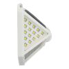 GLOBOSTAR® NOVAQ 71498 Προβολέας με Ανιχνευτή PIR / Αισθητήρα Κίνησης LED 10W 500lm 180° DC 5V με Φωτοβολταϊκό Panel 5V 0.3W & Επαναφορτιζόμενη Μπαταρία Li-ion 3.2V 1200mAh Αδιάβροχο IP65 Ψυχρό Λευκό 6000K - Sanan SMD Chip - Λευκό - Μ13.6 x Π5.2 x Υ9.