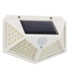 GLOBOSTAR® NOVAQ 71498 Προβολέας με Ανιχνευτή PIR / Αισθητήρα Κίνησης LED 10W 500lm 180° DC 5V με Φωτοβολταϊκό Panel 5V 0.3W & Επαναφορτιζόμενη Μπαταρία Li-ion 3.2V 1200mAh Αδιάβροχο IP65 Ψυχρό Λευκό 6000K - Sanan SMD Chip - Λευκό - Μ13.6 x Π5.2 x Υ9.