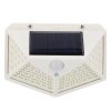 GLOBOSTAR® NOVAQ 71498 Προβολέας με Ανιχνευτή PIR / Αισθητήρα Κίνησης LED 10W 500lm 180° DC 5V με Φωτοβολταϊκό Panel 5V 0.3W & Επαναφορτιζόμενη Μπαταρία Li-ion 3.2V 1200mAh Αδιάβροχο IP65 Ψυχρό Λευκό 6000K - Sanan SMD Chip - Λευκό - Μ13.6 x Π5.2 x Υ9.