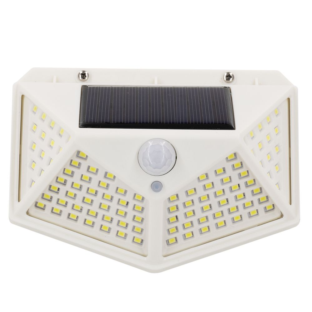 GLOBOSTAR® NOVAQ 71498 Προβολέας με Ανιχνευτή PIR / Αισθητήρα Κίνησης LED 10W 500lm 180° DC 5V με Φωτοβολταϊκό Panel 5V 0.3W & Επαναφορτιζόμενη Μπαταρία Li-ion 3.2V 1200mAh Αδιάβροχο IP65 Ψυχρό Λευκό 6000K - Sanan SMD Chip - Λευκό - Μ13.6 x Π5.2 x Υ9.