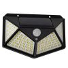 GLOBOSTAR® NOVAQ 71499 Προβολέας με Ανιχνευτή PIR / Αισθητήρα Κίνησης LED 10W 500lm 180° DC 5V με Φωτοβολταϊκό Panel 5V 0.3W & Επαναφορτιζόμενη Μπαταρία Li-ion 3.2V 1200mAh Αδιάβροχο IP65 Ψυχρό Λευκό 6000K - Sanan SMD Chip - Μαύρο - Μ13.6 x Π5.2 x Υ9.