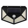 GLOBOSTAR® NOVAQ 71499 Προβολέας με Ανιχνευτή PIR / Αισθητήρα Κίνησης LED 10W 500lm 180° DC 5V με Φωτοβολταϊκό Panel 5V 0.3W & Επαναφορτιζόμενη Μπαταρία Li-ion 3.2V 1200mAh Αδιάβροχο IP65 Ψυχρό Λευκό 6000K - Sanan SMD Chip - Μαύρο - Μ13.6 x Π5.2 x Υ9.