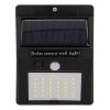 GLOBOSTAR® VELION 71501 Προβολέας με Ανιχνευτή PIR / Αισθητήρα Κίνησης LED 8W 400lm 180° DC 5V με Φωτοβολταϊκό Panel 5V 0.3W & Επαναφορτιζόμενη Μπαταρία Li-ion 3.2V 1200mAh Αδιάβροχο IP65 Ψυχρό Λευκό 6000K - Sanan SMD Chip - Μαύρο - Μ9.6 x Π4.8 x Υ12.