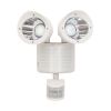 GLOBOSTAR® ARCOR 71508 Προβολέας με Ανιχνευτή PIR / Αισθητήρα Κίνησης LED 10W 500lm 180° DC 5V με Φωτοβολταϊκό Panel 5V 0.3W & Επαναφορτιζόμενη Μπαταρία Li-ion 3.2V 1200mAh Αδιάβροχο IP54 Ψυχρό Λευκό 6000K - Sanan SMD Chip - Λευκό - Μ19 x Π11 x Υ29cm 