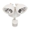 GLOBOSTAR® ARCOR 71508 Προβολέας με Ανιχνευτή PIR / Αισθητήρα Κίνησης LED 10W 500lm 180° DC 5V με Φωτοβολταϊκό Panel 5V 0.3W & Επαναφορτιζόμενη Μπαταρία Li-ion 3.2V 1200mAh Αδιάβροχο IP54 Ψυχρό Λευκό 6000K - Sanan SMD Chip - Λευκό - Μ19 x Π11 x Υ29cm 