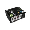 GLOBOSTAR® SOLARDECOR 71522 Διακοσμητικό Φωτιστικό Κήπου LED 1W 30lm 180° DC 5V με Φωτοβολταϊκό Panel 5V 0.1W & Επαναφορτιζόμενη Μπαταρία Li-ion 3.2V 600mAh Αδιάβροχο IP65 Πολύχρωμο RGB - Πακέτο 10 Τεμαχίων - Μ5.5 x Π5.5 x Υ36.5cm - 2 Χρόνια Εγγύηση