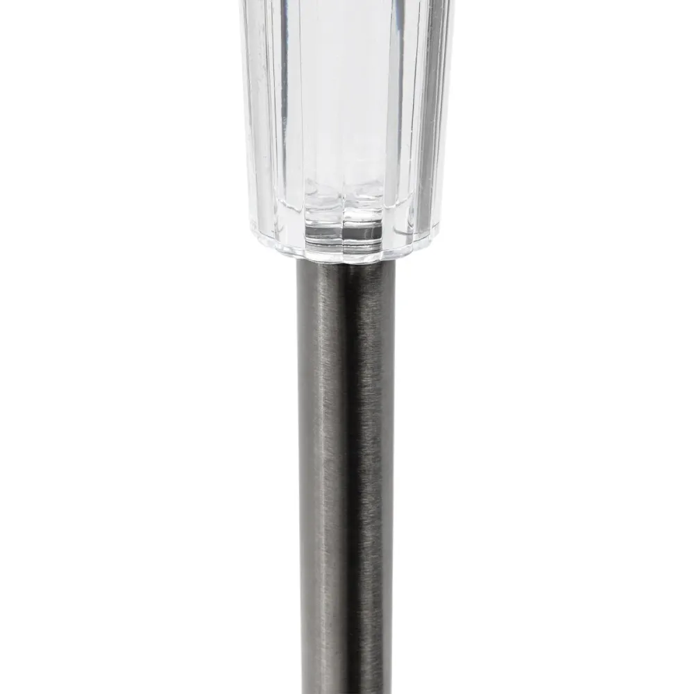 GLOBOSTAR® SOLARDECOR 71522 Διακοσμητικό Φωτιστικό Κήπου LED 1W 30lm 180° DC 5V με Φωτοβολταϊκό Panel 5V 0.1W & Επαναφορτιζόμενη Μπαταρία Li-ion 3.2V 600mAh Αδιάβροχο IP65 Πολύχρωμο RGB - Μ5.5 x Π5.5 x Υ36.5cm - 2 Χρόνια Εγγύηση