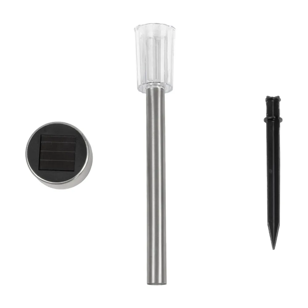 GLOBOSTAR® SOLARDECOR 71522 Διακοσμητικό Φωτιστικό Κήπου LED 1W 30lm 180° DC 5V με Φωτοβολταϊκό Panel 5V 0.1W & Επαναφορτιζόμενη Μπαταρία Li-ion 3.2V 600mAh Αδιάβροχο IP65 Πολύχρωμο RGB - Μ5.5 x Π5.5 x Υ36.5cm - 2 Χρόνια Εγγύηση