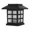 GLOBOSTAR® SOLARVERDE 71524 Διακοσμητικό Φωτιστικό Κήπου LED 1W 40lm 180° DC 5V με Φωτοβολταϊκό Panel 5V 0.1W & Επαναφορτιζόμενη Μπαταρία Li-ion 3.2V 300mAh Αδιάβροχο IP65 Θερμό Λευκό 2700K - Μ8.5 x Π8.5 x Υ23.5cm - 2 Χρόνια Εγγύηση