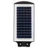 GloboStar® 71551 Αυτόνομο Ηλιακό Φωτιστικό Δρόμου Street Light LED SMD 100W 8000lm με Ενσωματωμένη Μπαταρία Li-ion 5500mAh - Φωτοβολταϊκό Πάνελ με Αισθητήρα Ημέρας-Νύχτας PIR Αισθητήρα Κίνησης Αδιάβροχο IP65 Ψυχρό Λευκό 6000K
