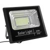 GLOBOSTAR® HERMES 71556 Προβολέας με IR Ασύρματο Χειριστήριο LED 60W 3000lm 120° DC 5V με Φωτοβολταϊκό Panel 5V 12W & Επαναφορτιζόμενη Μπαταρία Li-ion 3.2V 10000mAh Αδιάβροχο IP66 Ψυχρό Λευκό 6000K Dimmable - Sanan SMD Chip - Μαύρο - Μ26.5 x Π22 x Υ6.