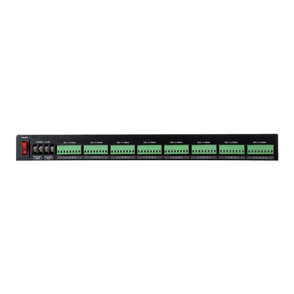 GloboStar® 71570 D32C SKYDANCE DC DMX & RDM Dimmer High Speed Controller / Constant Current Decoder 32 Καναλιών DC 12-48V 32 x 700mA 34W - Max 22.5A 1075W - IP20 Μ48 x Π26 x Υ5cm - 5 Years Warranty