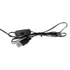 GLOBOSTAR® TREEDECO 71586 Μοντέρνο Επιτραπέζιο Φωτιστικό Πορτατίφ LED 2W 100lm 200° DC 5V με USB 2.0 IP20 Θερμό Λευκό 2700K - Πορτοκαλί & Καφέ - Μ30 x Π30 x Υ41cm - 2 Χρόνια Εγγύηση