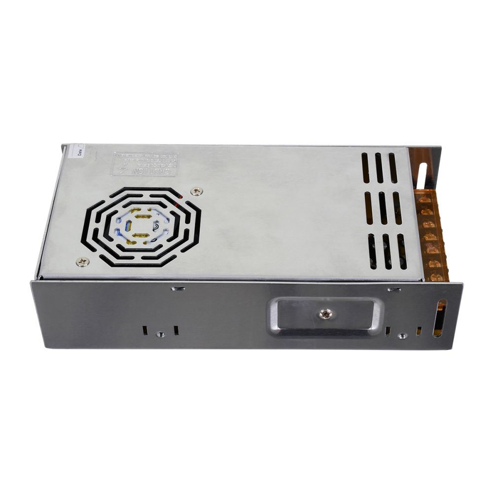 GLOBOSTAR® LUMIVOLT 73046 Τροφοδοτικό/Μετασχηματιστής PELV 400W 16.6A DC 24V IP20 - AC 220-240V σε DC 24V / Ρυθμιζόμενo από DC 22.5V έως DC 25.5V - Μ20 x Π10 x Υ5cm - 3 Χρόνια Εγγύηση