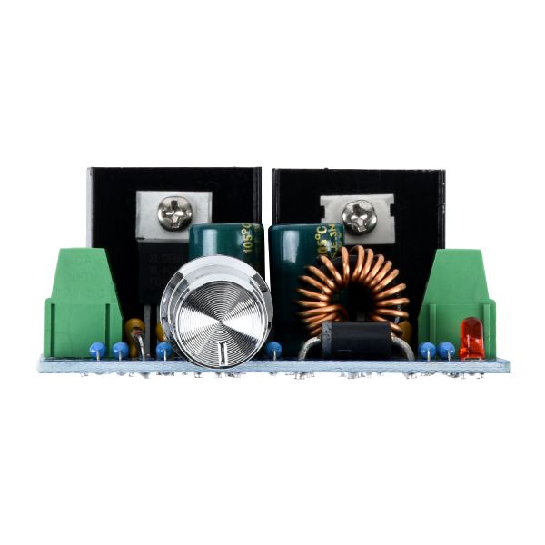 GLOBOSTAR® CONVERTER 73114 Ρυθμιστής Τάσης με Είσοδο από DC 4V έως DC 40V & Έξοδο από DC 1.25V έως DC 36V 1 x 8A Max IP20 - Μ6 x Π4.5 x Υ2.5cm - 2 Χρόνια Εγγύηση