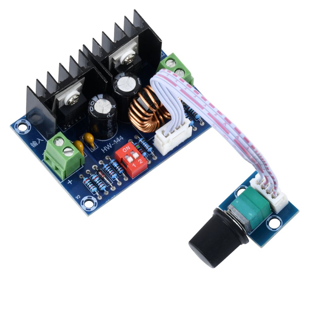 GLOBOSTAR® CONVERTER 73115 Ρυθμιστής Τάσης με Είσοδο από DC 4V έως DC 40V & Έξοδο από DC 1.25V έως DC 36V 1 x 8A Max IP20 - Μ6 x Π4.5 x Υ2.5cm - 2 Χρόνια Εγγύηση
