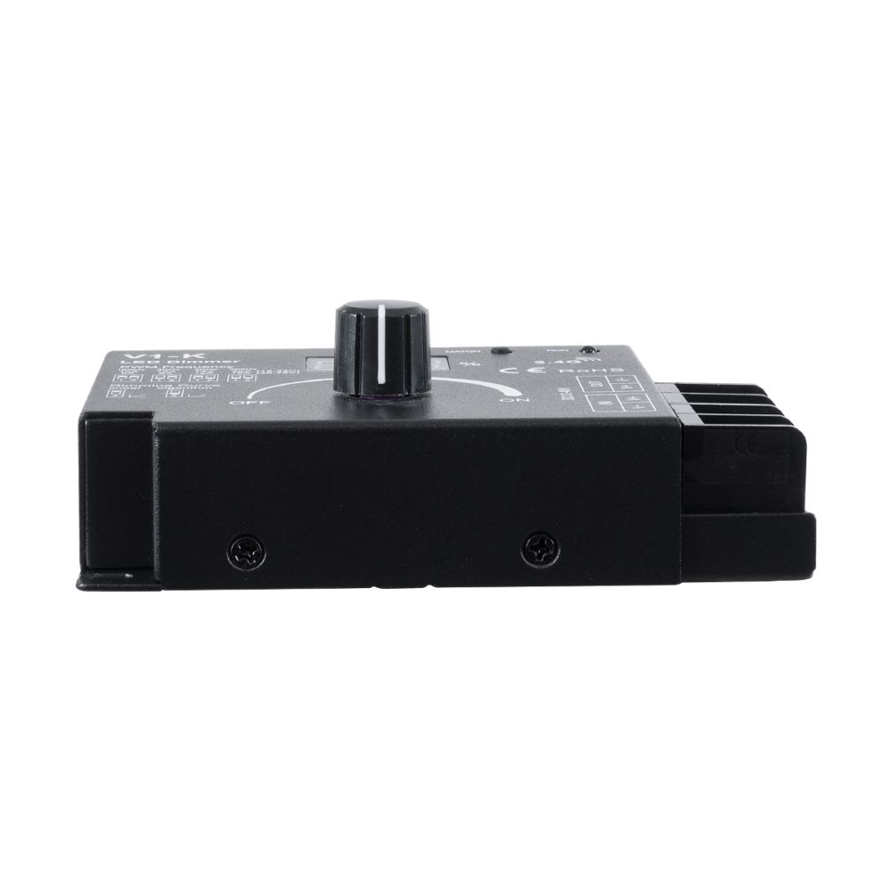 GLOBOSTAR® SKYDANCE-V1-K 73117 Dimmer με 1 x 20A 480W Κανάλι DC 12-48V 20A 480W Max IP20 - PWM - RF2.4Ghz - Μ10.7 x Π7.5 x Υ3.8cm - 5 Χρόνια Εγγύηση