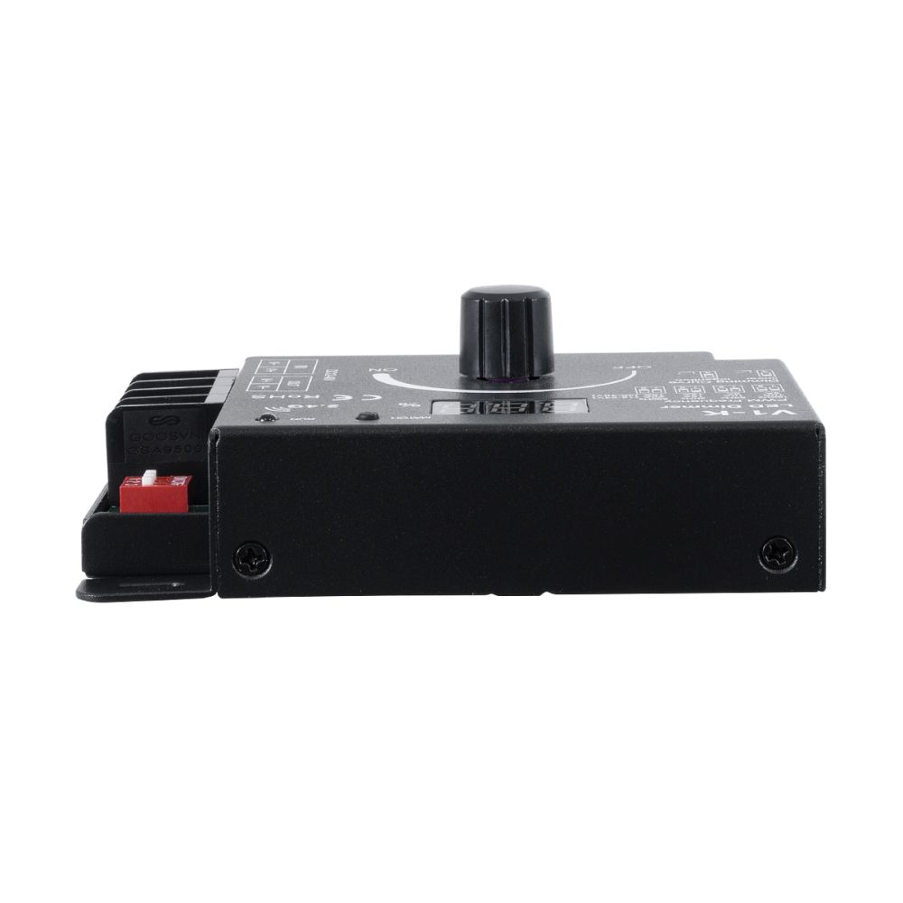GLOBOSTAR® SKYDANCE-V1-K 73117 Dimmer με 1 x 20A 480W Κανάλι DC 12-48V 20A 480W Max IP20 - PWM - RF2.4Ghz - Μ10.7 x Π7.5 x Υ3.8cm - 5 Χρόνια Εγγύηση