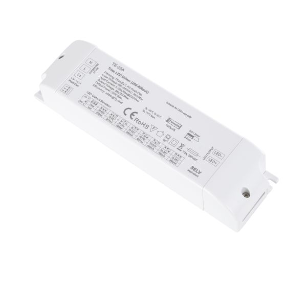 GloboStar® 73134 TE-25A SKYDANCE AC Triac Dimmable Constant Current LED Driver 1 Κανάλι AC 200-240V 1 x 0.22A 25W - Max 0.22A 25W - IP20  Μ17.5 x Π4.4 x Υ3cm - 5 Χρόνια Εγγύηση