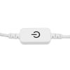 GLOBOSTAR® DIMMERANO 73303 Διακόπτης Αφής On/Off & Push Dimming με 1 x 5A 120W Κανάλι DC 12-24V 5A 120W Max IP20 - Λευκό - Μ4 x Π2 x Υ1cm - 2 Χρόνια Εγγύηση
