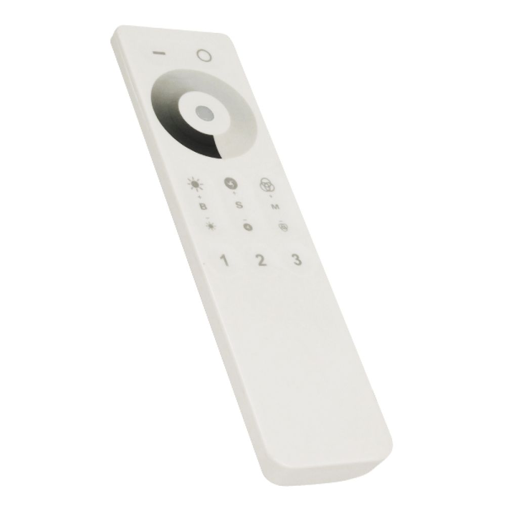 GLOBOSTAR® DIMMERGROUP 73313 RF 2.4G Ασύρματο Χειριστήριο Αφής 3 Ζωνών για Dimmer 73314 DC3V 2 x AAA IP20 - RF 2.4G - Μ15 x Π4 x Υ1cm - 2 Χρόνια Εγγύηση
