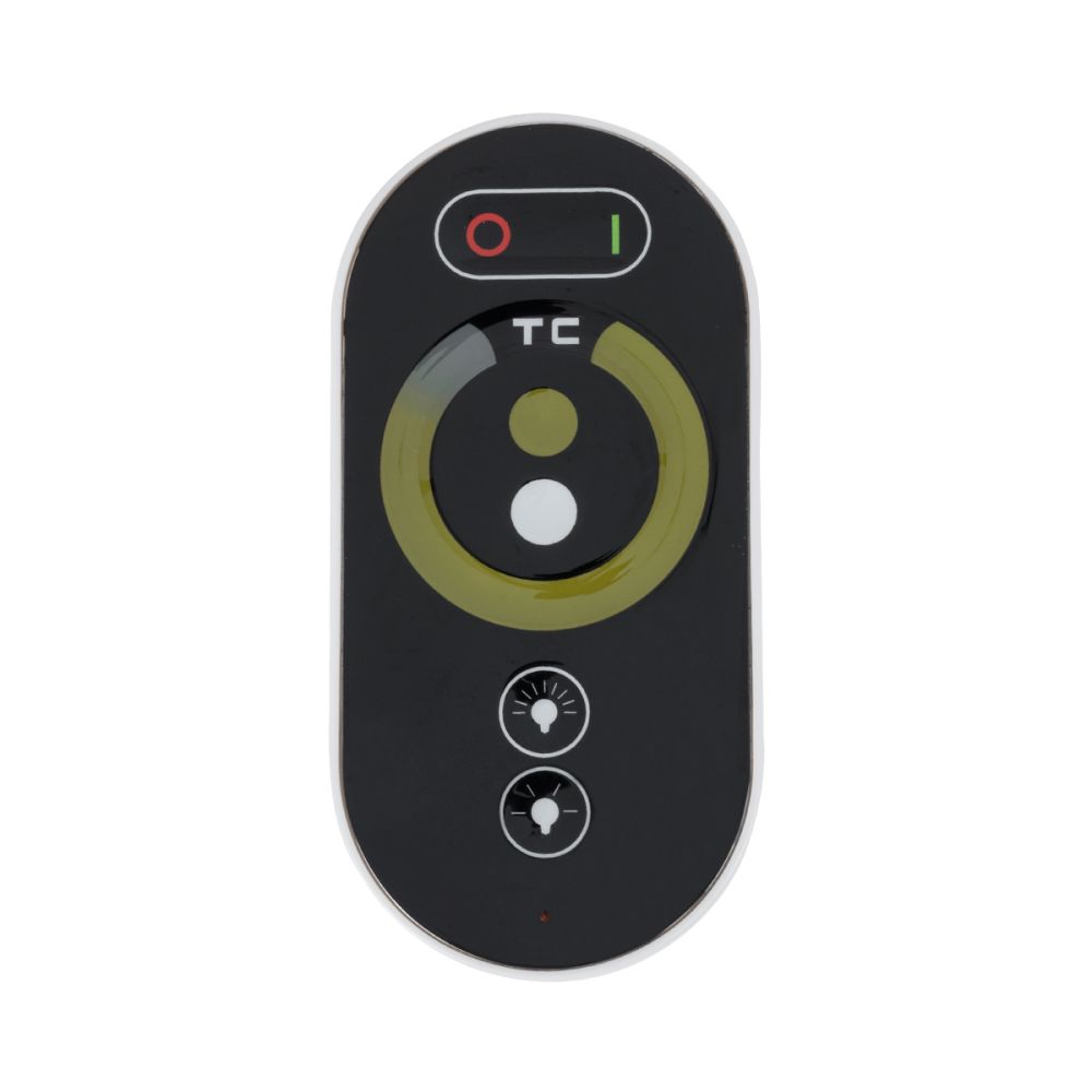 GLOBOSTAR® CCTCONTROLLER 73351 Σετ Dimmer / Controller με RF Ασύρματο Χειριστήριο με 2 x 6A 144W Κανάλια DC 12-24V 12A 288W Max IP20 - RF2.4Ghz SYNC - Μ8.3 x Π8.3 x Υ3.2cm - 2 Χρόνια Εγγύηση