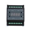 GLOBOSTAR® DIMMERAIL 73372 AC Trailing Edge DMX Dimmer Ράγας με 3 x 1A 220W Κανάλια AC 220-240V 3A 660W Max IP20 - DMX512 & RDM - Μ8 x Π9 x Υ6cm - 5 Χρόνια Εγγύηση