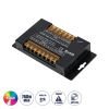 GLOBOSTAR® RGBWAMPLIFIER 73394 DC Ενισχυτής Ισχύος & Σήματος Υψηλής Ταχύτητας με 4 x 8A 192W Κανάλια DC 5-24V 32A 720W Max IP20 - Μ14.5 x Π7.5 x Υ2.5cm - 3 Χρόνια Εγγύηση