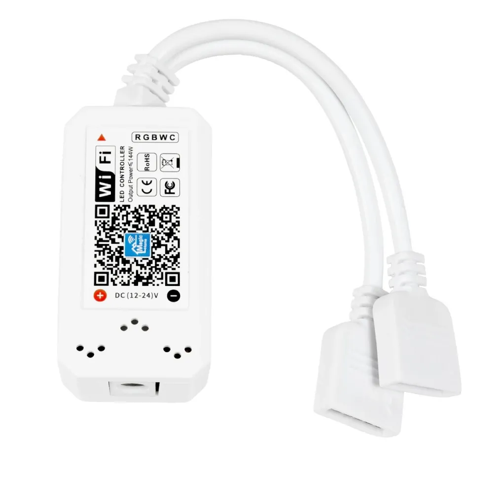 GloboStar® 73430 Ασύρματος Smart Home Wi-Fi LED RGBW + WW Controller με Χειριστήριο RF DC 9-28V Max 100W