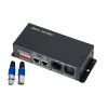 GLOBOSTAR® RGBCONTROLLER 73490 DC DMX Master Dimmer / Controller / Decoder Υψηλής Ταχύτητας με 3 x 8A 192W Κανάλια DC 12-24V 24A 576W Max IP20 - DMX512 & RDM - Μ16 x Π9 x Υ6cm - 2 Χρόνια Εγγύηση