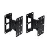 GLOBOSTAR® FDB WB2 98030 Επιτοίχια Ρυθμιζόμενη Βάση για Τοποθέτηση Ηχείων - IP20 - Μαύρο - Μ9.5 x Π11.5 x Υ16cm - Σετ 2 Τεμαχίων